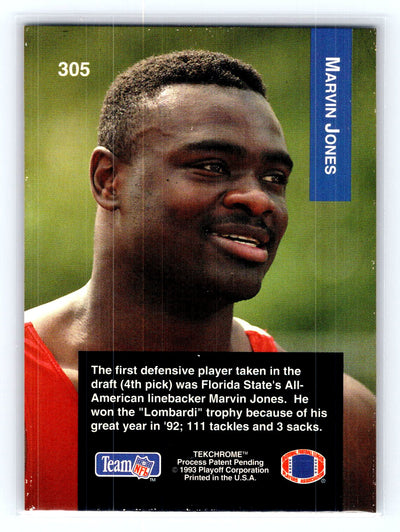1993 Playoff #305 Marvin Jones