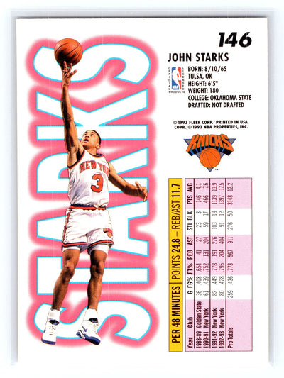 1993-94 Fleer #146 John Starks