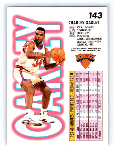 1993-94 Fleer #143 Charles Oakley