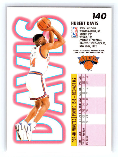 1993-94 Fleer #140 Hubert Davis