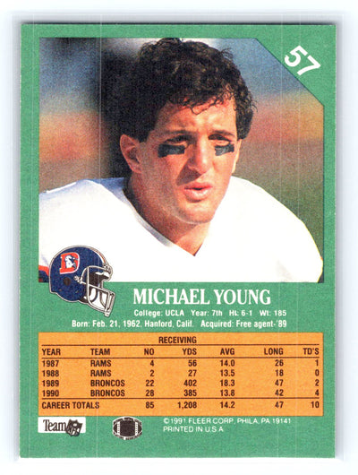 1991 Fleer #57 Michael Young