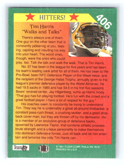 1991 Fleer #406 Tim Harris