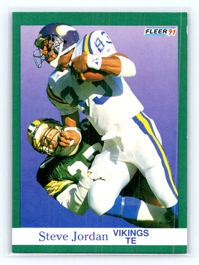 1991 Fleer #284 Steve Jordan