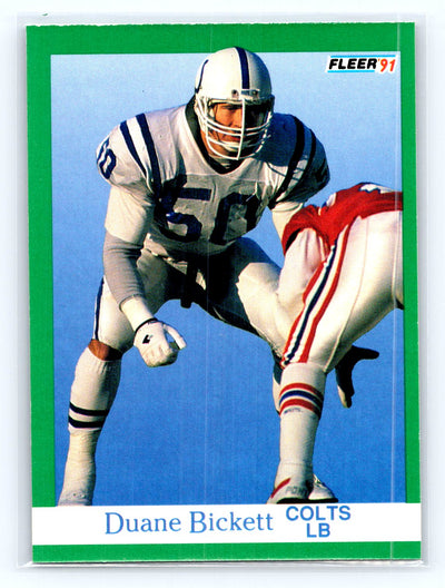 1991 Fleer #77 Duane Bickett