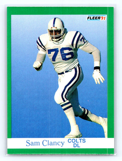 1991 Fleer #79 Sam Clancy