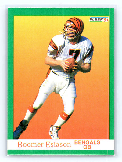 1991 Fleer #19 Boomer Esiason