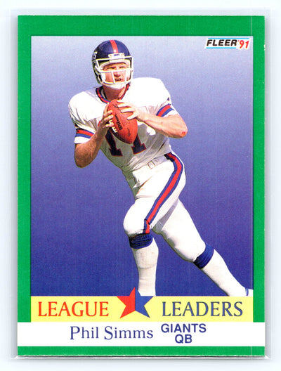 1991 Fleer #414 Phil Simms