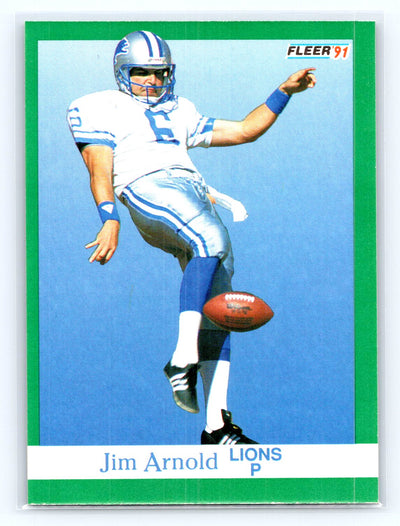 1991 Fleer #239 Jim Arnold