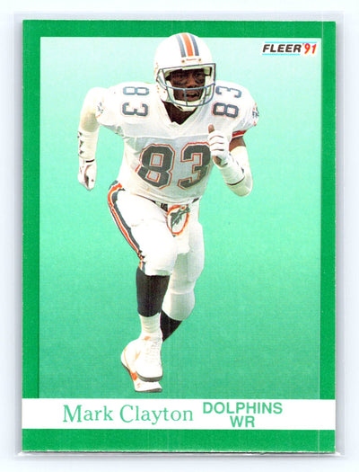 1991 Fleer #118 Mark Clayton