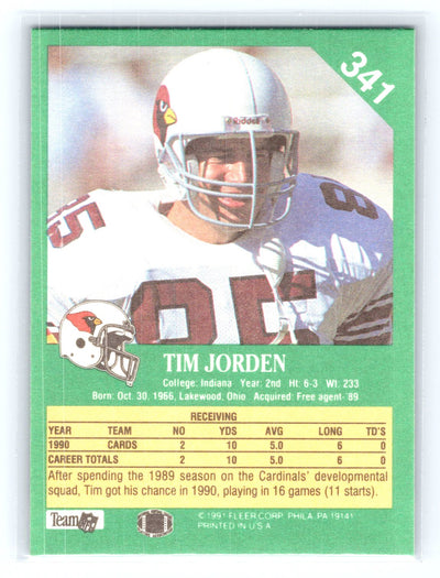 1991 Fleer #341 Tim Jorden