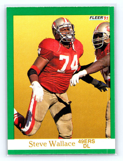 1991 Fleer #366 Steve Wallace
