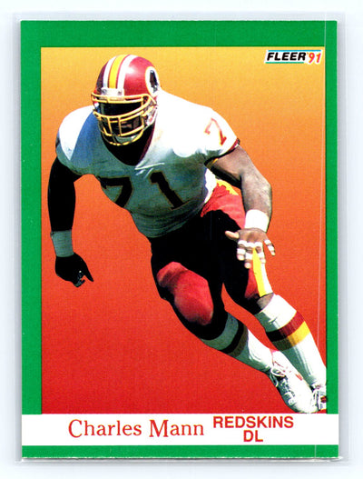 1991 Fleer #389 Charles Mann