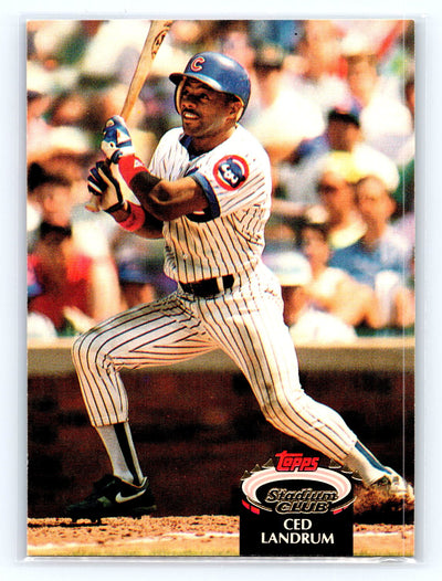 1992 Stadium Club #334 Ced Landrum