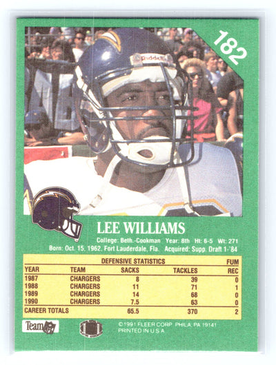 1991 Fleer #182 Lee Williams
