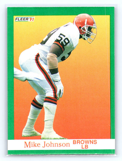 1991 Fleer #36 Mike Johnson