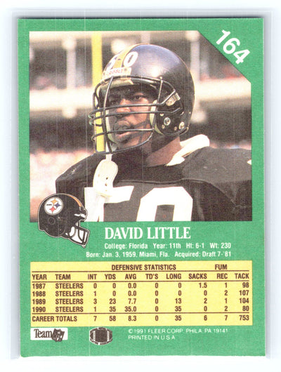 1991 Fleer #164 David Little