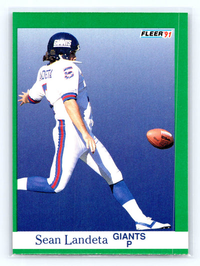 1991 Fleer #315 Sean Landeta