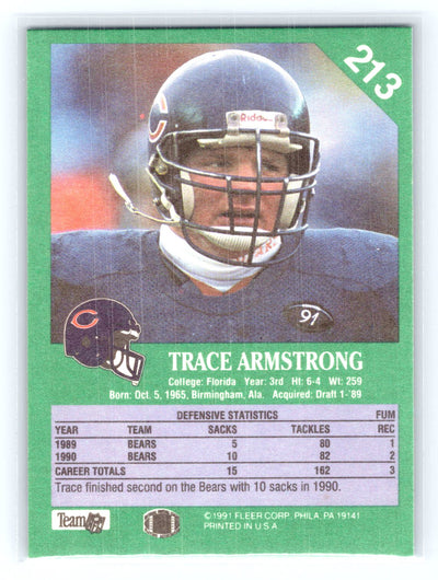 1991 Fleer #213 Trace Armstrong