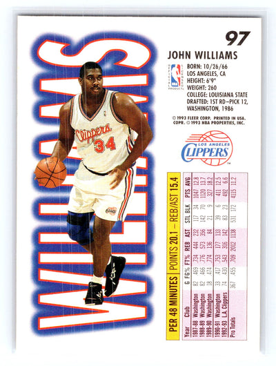 1993-94 Fleer #97 John Williams