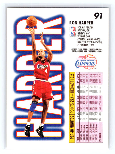 1993-94 Fleer #91 Ron Harper