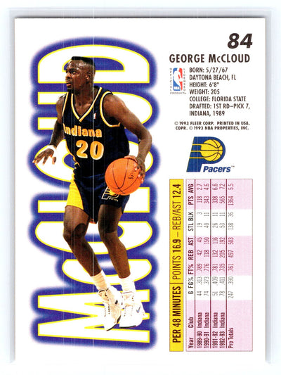 1993-94 Fleer #84 George McCloud