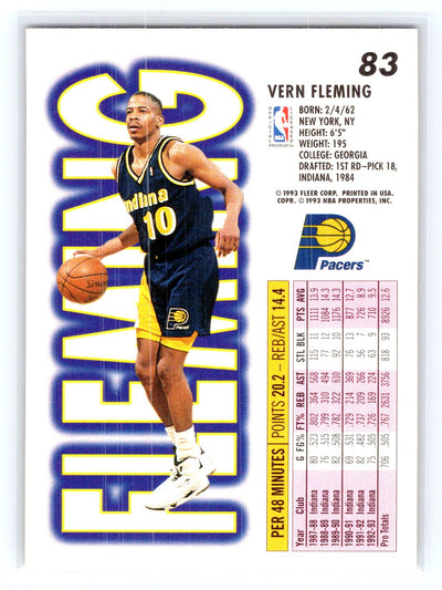 1993-94 Fleer #83 Vern Fleming