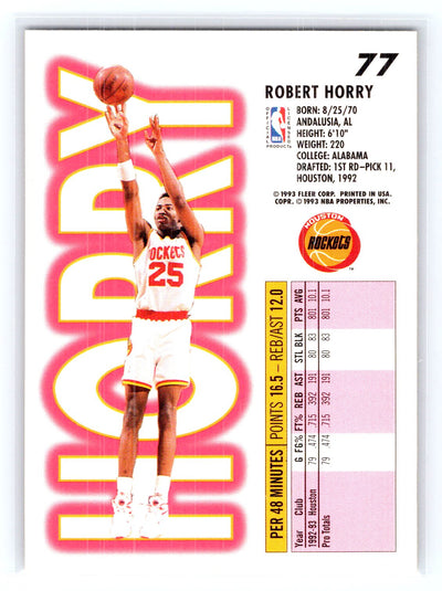 1993-94 Fleer #77 Robert Horry