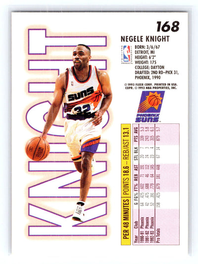 1993-94 Fleer #168 Negele Knight