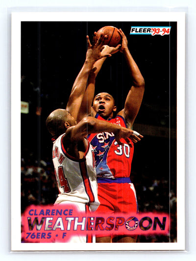 1993-94 Fleer #161 Clarence Weatherspoon