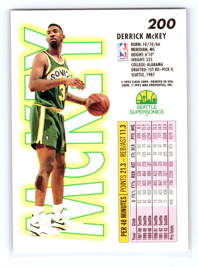 1993-94 Fleer #200 Derrick McKey