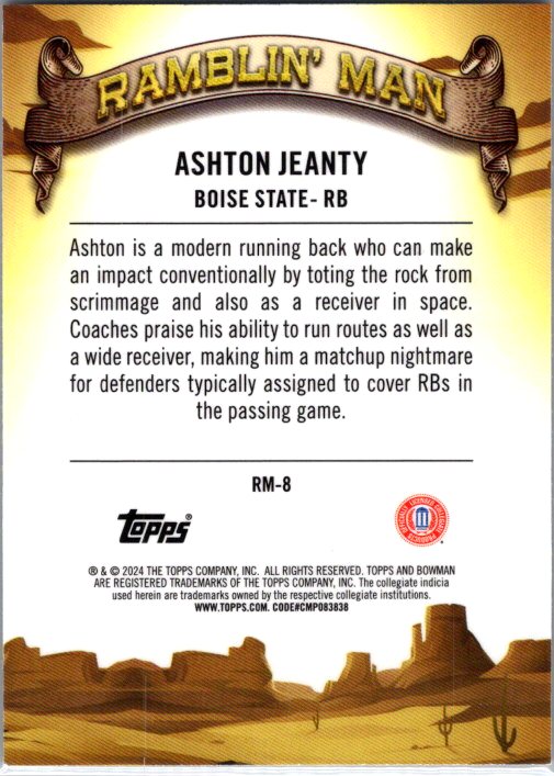 2024 Bowman University Chrome 