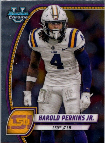 2024 Bowman University Chrome #194 Harold Perkins Jr.