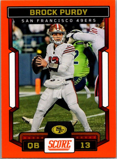 2023 Score #169 Brock Purdy Red