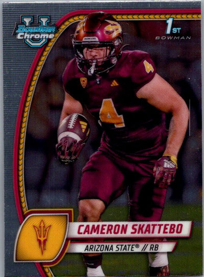 2024 Bowman University Chrome #37 Cameron Skattebo