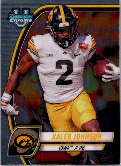 2024 Bowman University Chrome #112 Kaleb Johnson