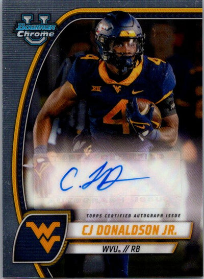 2024 Bowman University Chrome #PA-CDO CJ Donaldson Jr. Prospect Autographs