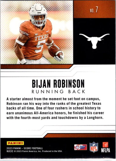 2023 Score #7 Bijan Robinson Protential