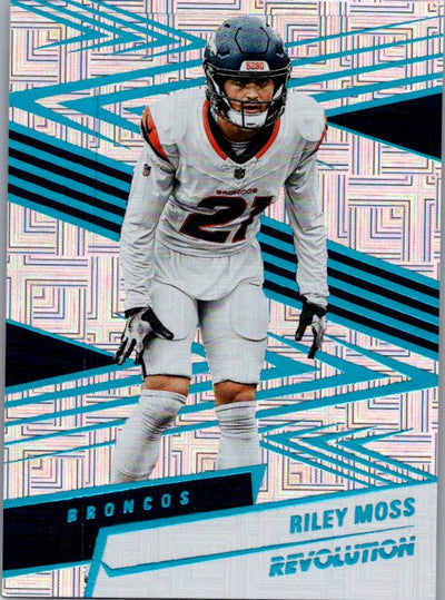 2025 Panini Revolution #108 Riley Moss Teal Levels 333/499