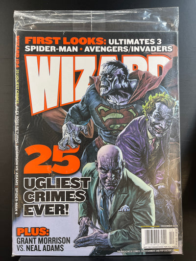 Wizard: The Guide to Comics #193 - Joker/Bizarro/Lex Luther cover SEALED