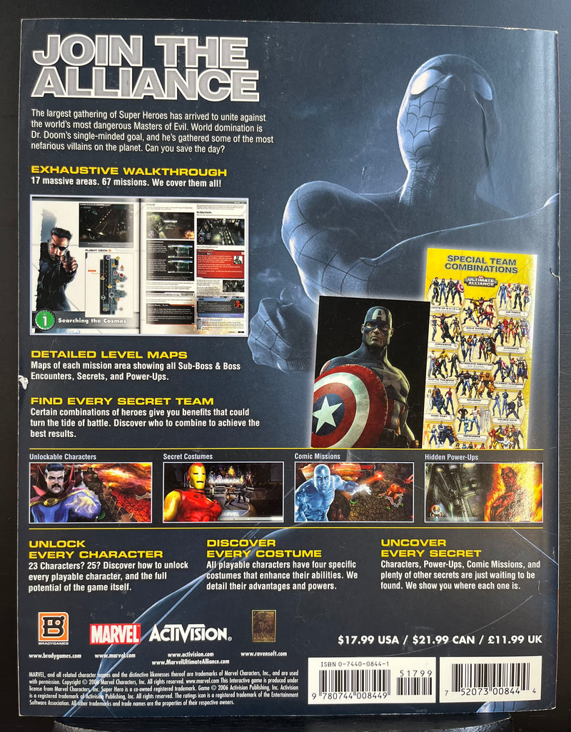 Marvel: Ultimate Alliance - BradyGames Signature Series Game Guide