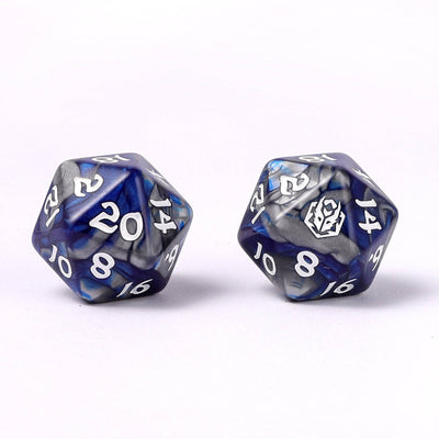Wholesale Wyrmforged Rollers - Rounded Edge 8 Piece Polyhedral Dice set - Paladin Steel