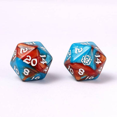 Wholesale Wyrmforged Rollers - Rounded Edge 8 Piece Polyhedral Dice set - Bard's Cloak