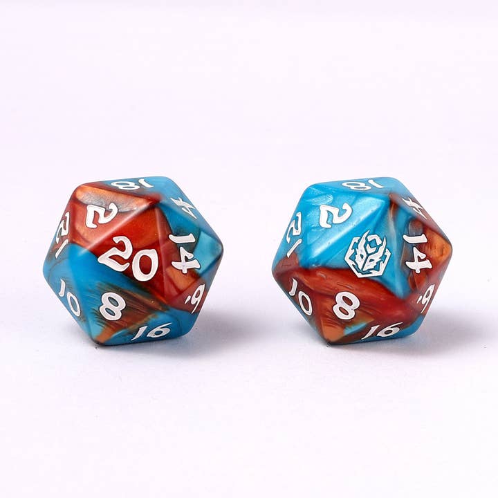 Wholesale Wyrmforged Rollers - Rounded Edge 8 Piece Polyhedral Dice set - Bard&