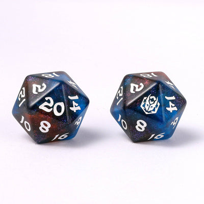 Wholesale Wyrmforged Rollers - Rounded Edge 8 Piece Polyhedral Dice set - Mystic Nebula