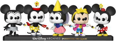 Funko Pop Disney: Minnie Mouse 5 Pack Minnie Pack - Disney Standard Characters - Amazon Exclusive - Collectable Vinyl Figure - Gift Idea - Official Merchandise - Toys for Kids & Adults