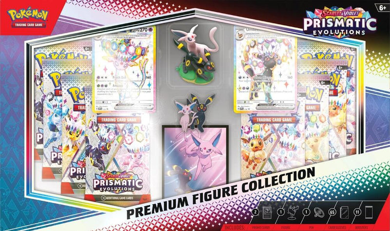 Pokémon Scarlet & Violet Prismatic Evolutions Premium Figure Collection Set
