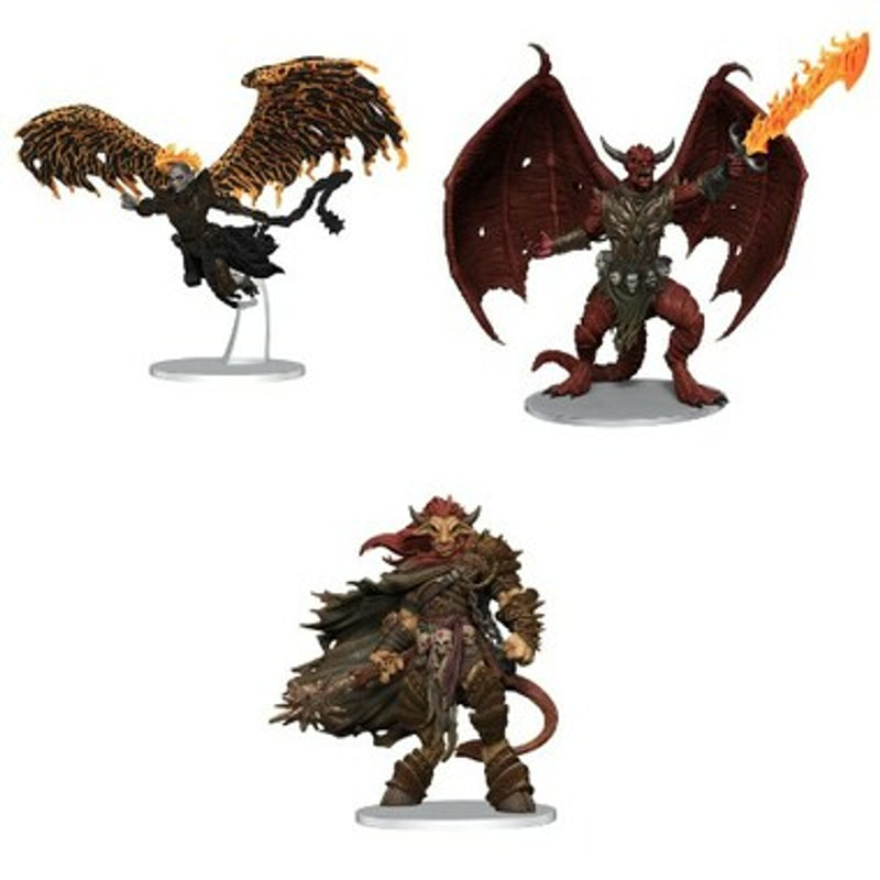 D&D Icons Archdevils Bael, Bel, & Zariel Prepainted Minis