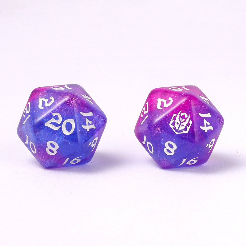 Wholesale Wyrmforged Rollers - Rounded Edge 8 Piece Polyhedral Dice set - Fairy Farts