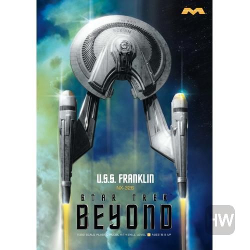 Moebius 975 Star Trek Beyond USS Franklin NX-326 1/350 Scale Plastic Model Kit