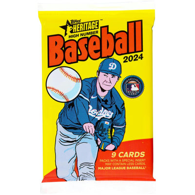 2024 Topps Heritage High Number Baseball 8-Pack Blaster Box